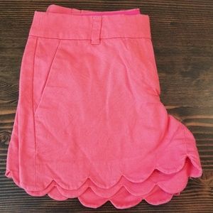 J.Crew Factory Scalloped Shorts